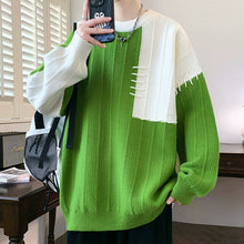 Load image into Gallery viewer, Plush Crew Neck Knitted Loose Sweater