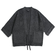 Load image into Gallery viewer, Japanese Retro Kendo Kimono Robe Loose Knitted Cardigan