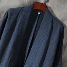 Load image into Gallery viewer, Printed Zen Cloak Linen Cape Coat