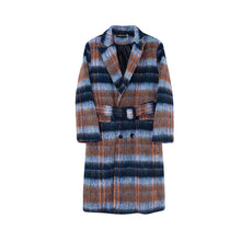 Load image into Gallery viewer, Winter Plaid Trench Coat