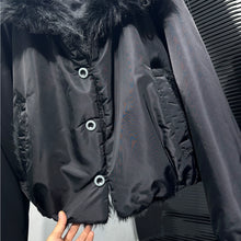 Load image into Gallery viewer, American Warm Large Fur Collar Coat