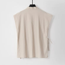 Load image into Gallery viewer, Slanted Collar Loose Vest