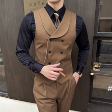 Load image into Gallery viewer, Slim Fit Double Breasted Suit Vest