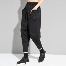 Load image into Gallery viewer, Elastic Waist Harem Pants