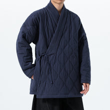 Load image into Gallery viewer, Cross-collar Loose Quilted Coat