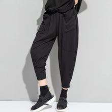Load image into Gallery viewer, Elastic Waist Harem Pants