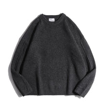 Load image into Gallery viewer, Japanese Lazy Loose Crew Neck Sweater