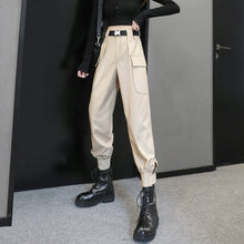 Load image into Gallery viewer, High Waist Casual Cuffed Overalls