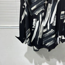 Load image into Gallery viewer, Loose Irregular Printed Casual Long-sleeved Shirt
