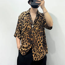Load image into Gallery viewer, Leopard Print Casual Loose Shirt