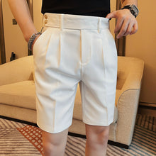 Load image into Gallery viewer, Summer Solid Color Casual Slim Fit Shorts