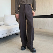 Load image into Gallery viewer, Thickened Woolen Curved Loose Casual Trousers