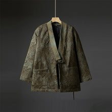 Load image into Gallery viewer, General Python Pattern Jacquard Cardigan Zen Taoist Robe