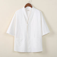 Load image into Gallery viewer, Cardigan Vintage Button Jacquard Shirt