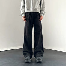 Load image into Gallery viewer, Stitched Textured Straight-leg Loose Casual Jeans