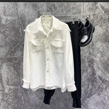 Load image into Gallery viewer, Loose Patchwork Square Collar Casual Jacket