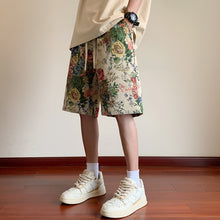 Load image into Gallery viewer, Summer Ethnic Rose Embroidered Shorts