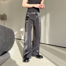 Load image into Gallery viewer, Panelled Straight Wide-leg Trousers