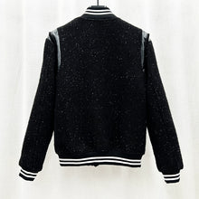 Load image into Gallery viewer, Baseball Collar Gold Dot Warm Jacket