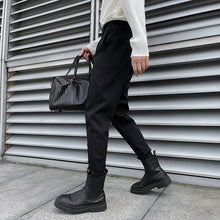 Load image into Gallery viewer, Elastic Waist Slim Fit Pencil Pants