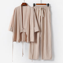 Load image into Gallery viewer, Linen Shirt Two Piece Suit