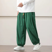Load image into Gallery viewer, Corduroy Side Pocket Loose Wide-leg Casual Pants