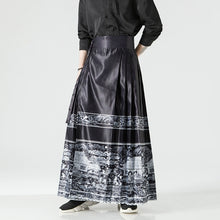 Load image into Gallery viewer, Retro Printed Horse-face Skirt Hanfu