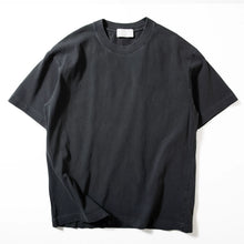 Load image into Gallery viewer, 260g Heavyweight Retro Loose Casual Solid Color T-shirt