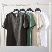 Load image into Gallery viewer, Casual V-neck T-shirt