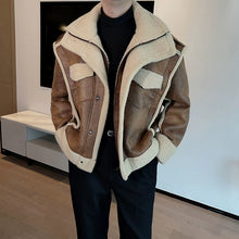 Load image into Gallery viewer, Loose Double-layer Collar Warm Fur Coat