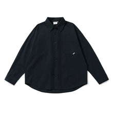 Load image into Gallery viewer, Japanese Retro Solid Color Long-sleeved Shirt