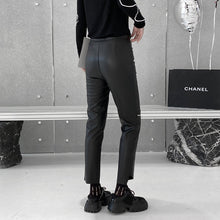 Load image into Gallery viewer, Retro Zipper PU Leather Pants