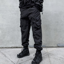 Load image into Gallery viewer, Black Multi-pocket Functional Pants