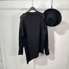 Load image into Gallery viewer, Irregular Stitching Workwear Long-sleeved Sweatshirt