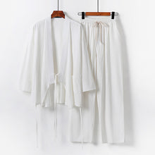 Load image into Gallery viewer, Linen Shirt Two Piece Suit