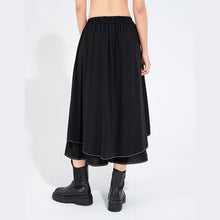 Load image into Gallery viewer, Women's High-waisted Loose Casual Faux Two-piece Pants