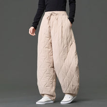 Load image into Gallery viewer, Japanese Retro Quilted Padded Loose Lantern Pants