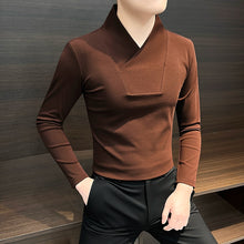 Load image into Gallery viewer, V-neck Slim Fit Bottoming Shirt