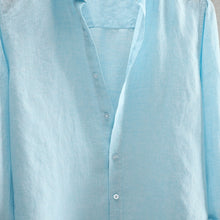 Load image into Gallery viewer, Lapel Linen Loose Thin Casual Shirt