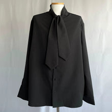 Load image into Gallery viewer, Casual Solid Color Tie Loose Shirt