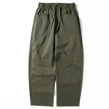 Load image into Gallery viewer, Elastic Waist Drawstring Loose Straight Leg Pants
