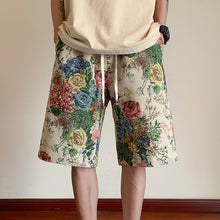 Load image into Gallery viewer, Summer Ethnic Rose Embroidered Shorts