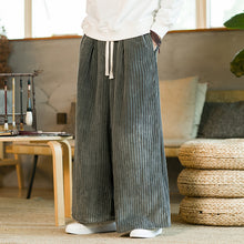 Load image into Gallery viewer, Thickened Corduroy Wide-leg Straight Pants