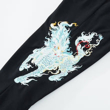 Load image into Gallery viewer, Embroidered Thickened Mid-Rise Loose Sweatpants