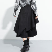 Load image into Gallery viewer, Irregular High-waisted A-line Skirt Pants