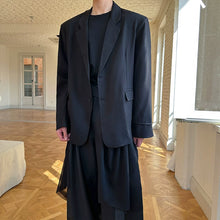 Load image into Gallery viewer, Loose-fitting Detachable Hem Casual Blazer