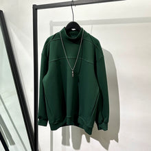 Load image into Gallery viewer, High Collar Loose Casual Sweatshirt