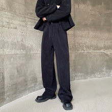 Load image into Gallery viewer, Collarless Suit Jacket Wide-leg Trousers Two-piece Suit