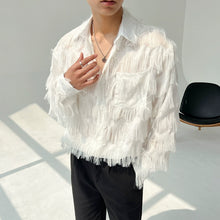 Load image into Gallery viewer, Three-dimensional Wave Tassel Shirt