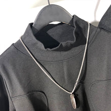 Load image into Gallery viewer, Loose Fit Asymmetric Turtleneck Sweatshirt